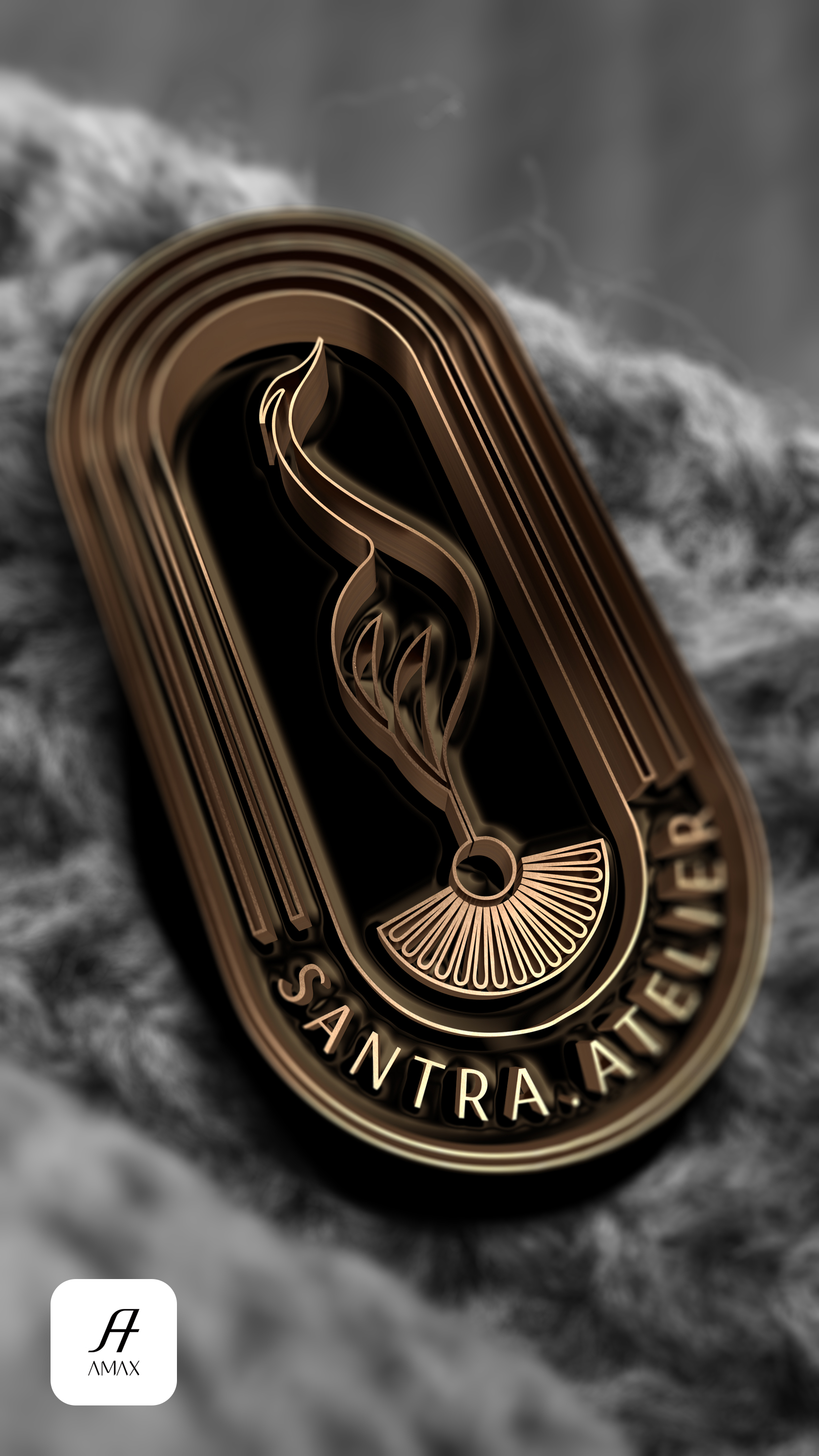 Sign - Santra Atelier - Ariafar Khosravi Design - Logo - Artist